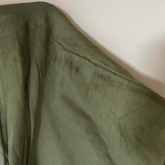 Anthropologie x Faithfull the Brand Sage Green Cedric Jumpsuit 8 NWT large - Picture 5 of 11